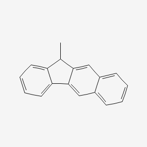 molecular formula C18H14 B14430915 11-methyl-11H-benzo[b]fluorene CAS No. 77969-74-5
