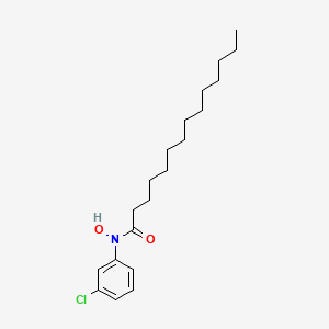 molecular formula C20H32ClNO2 B14430980 N-(3-Chlorophenyl)-N-hydroxytetradecanamide CAS No. 82291-45-0