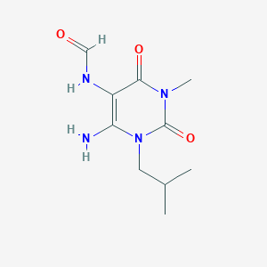 4-Amino-5-formylamino-3-isobutyl-1-methylpyrimidine-2,6-dione