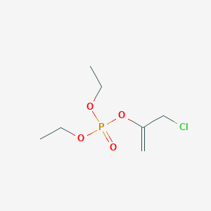 molecular formula C7H14ClO4P B14431051 Phosphoric acid, 1-(chloromethyl)ethenyl diethyl ester CAS No. 81431-81-4