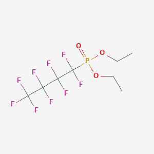 molecular formula C8H10F9O3P B14431134 Diethyl (nonafluorobutyl)phosphonate CAS No. 81509-47-9