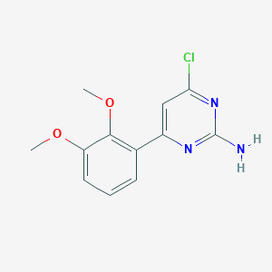 4-Chloro-6-(2,3-dimethoxy-phenyl)-pyrimidin-2-yl-amine