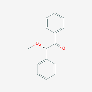 molecular formula C15H14O2 B14431164 Ethanone, 2-methoxy-1,2-diphenyl-, (2S)- CAS No. 82572-27-8