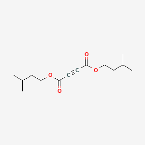 molecular formula C14H22O4 B14431186 Bis(3-methylbutyl) but-2-ynedioate CAS No. 80238-87-5