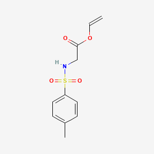 molecular formula C11H13NO4S B14431196 N-Tosylglycine vinyl ester CAS No. 77109-88-7
