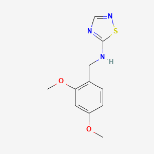 molecular formula C11H13N3O2S B1443121 N-(2,4-dimethoxybenzyl)-1,2,4-thiadiazol-5-amine CAS No. 1063733-41-4