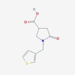 5-Oxo-1-(thien-3-ylmethyl)pyrrolidine-3-carboxylic acid
