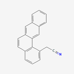 molecular formula C20H13N B14431285 2-Benzo(a)anthracen-1-ylacetonitrile CAS No. 82507-20-8