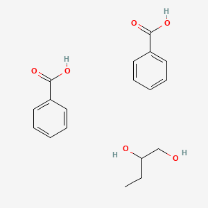 molecular formula C18H22O6 B14431311 Benzoic acid--butane-1,2-diol (2/1) CAS No. 76486-37-8