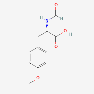 molecular formula C11H13NO4 B14431371 N-Formyl-O-methyl-L-tyrosine CAS No. 76757-95-4