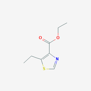 molecular formula C8H11NO2S B14431382 Ethyl 5-ethyl-1,3-thiazole-4-carboxylate 