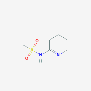 molecular formula C6H12N2O2S B1443140 N-(3,4,5,6-tetrahydropyridin-2-yl)methanesulfonamide CAS No. 1269151-63-4