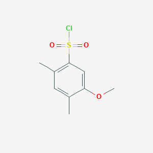 molecular formula C9H11ClO3S B1443144 5-Methoxy-2,4-dimethylbenzenesulfonyl chloride CAS No. 91179-11-2