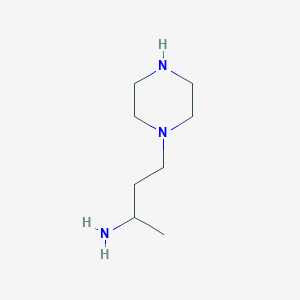 4-Piperazin-1-ylbutan-2-amine