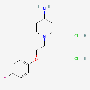 1-[2-(4-Fluorophenoxy)ethyl]piperidin-4-amine dihydrochloride