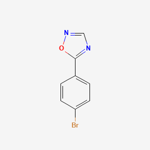 molecular formula C8H5BrN2O B1443164 5-(4-Bromophenyl)-1,2,4-oxadiazole CAS No. 89892-25-1