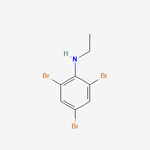 molecular formula C8H8Br3N B14431696 2,4,6-Tribromo-N-ethylaniline CAS No. 81090-58-6