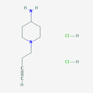 1-(But-3-yn-1-yl)piperidin-4-amine dihydrochloride