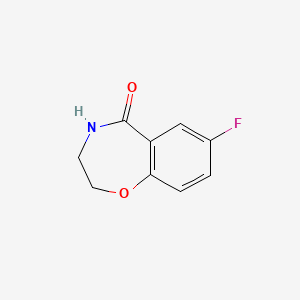 7-Fluoro-2,3-dihydrobenzo[F][1,4]oxazepin-5-OL