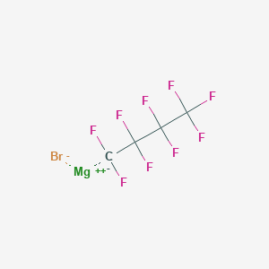 molecular formula C4BrF9Mg B14431835 magnesium;1,1,1,2,2,3,3,4,4-nonafluorobutane;bromide CAS No. 82416-69-1