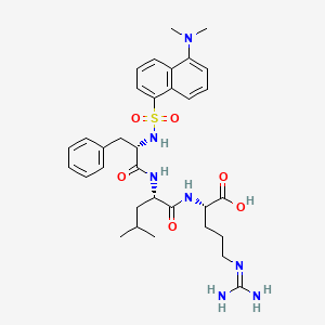 molecular formula C33H45N7O6S B14431899 Dansyl-phenylalanyl-leucyl-arginine CAS No. 82543-28-0
