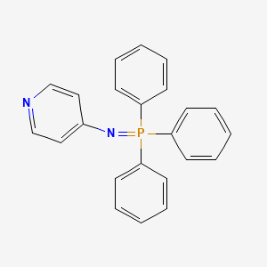 molecular formula C23H19N2P B14431918 4-Pyridinamine, N-(triphenylphosphoranylidene)- CAS No. 77116-69-9
