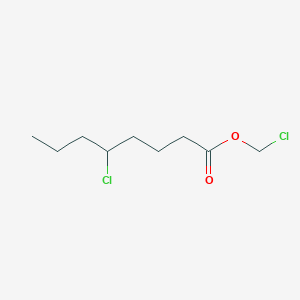 molecular formula C9H16Cl2O2 B14431971 Chloromethyl 5-chloro-octanoate CAS No. 80418-67-3