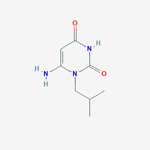 molecular formula C8H13N3O2 B014432 4-Amino-3-isobutylpyrimidine-2,6-dione CAS No. 56075-75-3