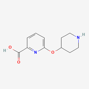 6-(Piperidin-4-yloxy)pyridine-2-carboxylic acid