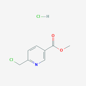 molecular formula C8H9Cl2NO2 B1443211 Methyl 6-(chloromethyl)nicotinate hydrochloride CAS No. 951306-53-9