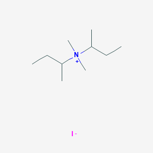 molecular formula C10H24IN B14432166 N-(Butan-2-yl)-N,N-dimethylbutan-2-aminium iodide CAS No. 77429-51-7