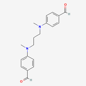 molecular formula C19H22N2O2 B14432167 4,4'-[Propane-1,3-diylbis(methylazanediyl)]dibenzaldehyde CAS No. 78575-81-2
