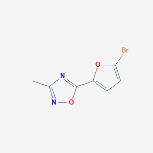 5-(5-Bromofuran-2-yl)-3-methyl-1,2,4-oxadiazole