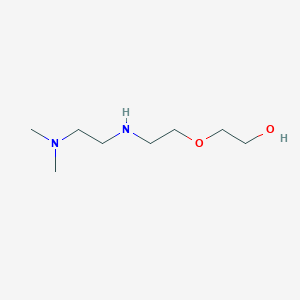molecular formula C8H20N2O2 B1443223 2-(2-{[2-(Dimethylamino)ethyl]amino}ethoxy)ethan-1-ol CAS No. 1250107-85-7