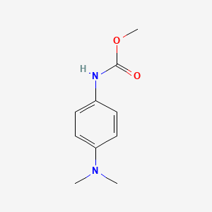 molecular formula C10H14N2O2 B14432258 Carbamic acid, [4-(dimethylamino)phenyl]-, methyl ester CAS No. 78823-56-0