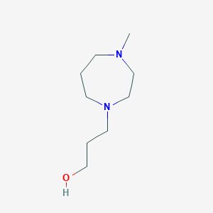 molecular formula C9H20N2O B14432282 3-(4-Methyl-1,4-diazepan-1-yl)propan-1-ol CAS No. 78872-55-6