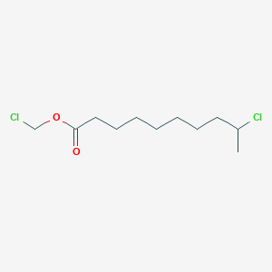 molecular formula C11H20Cl2O2 B14432298 Chloromethyl 9-chlorodecanoate CAS No. 80418-86-6