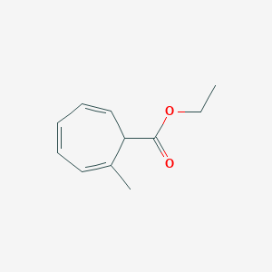 molecular formula C11H14O2 B14432301 Ethyl 2-methylcyclohepta-2,4,6-triene-1-carboxylate CAS No. 75862-78-1