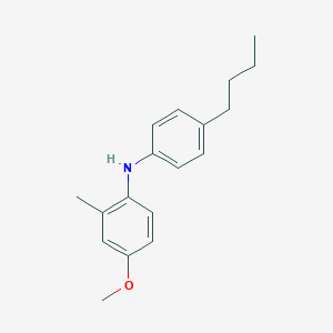 molecular formula C18H23NO B14432308 N-(4-Butylphenyl)-4-methoxy-2-methylaniline CAS No. 82463-40-9