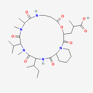 molecular formula C31H51N5O9 B14432313 Destruxin D1 CAS No. 79385-98-1
