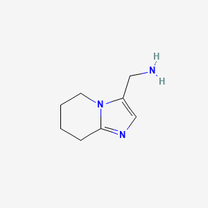 5H,6H,7H,8H-imidazo[1,2-a]pyridin-3-ylmethanamine