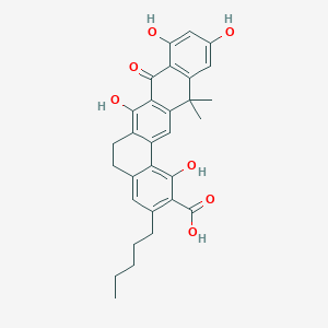 molecular formula C30H30O7 B144324 Benastatin B CAS No. 138968-86-2