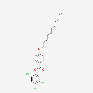 molecular formula C25H31Cl3O3 B14432447 2,4,5-Trichlorophenyl 4-(dodecyloxy)benzoate CAS No. 79785-86-7