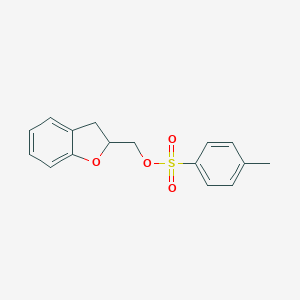 molecular formula C16H16O4S B144325 2,3-二氢-1-苯并呋喃-2-基甲基-4-甲基苯磺酸酯 CAS No. 94709-25-8