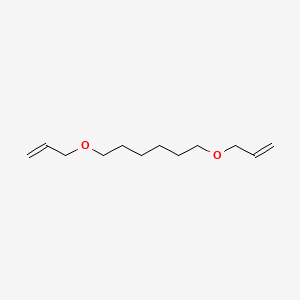 molecular formula C12H22O2 B14432502 Hexane, 1,6-bis(2-propenyloxy)- CAS No. 81866-56-0