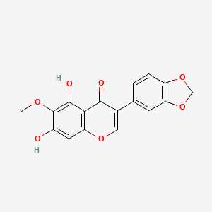 molecular formula C17H12O7 B14432510 Dalspinin CAS No. 83162-85-0