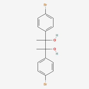 molecular formula C16H16Br2O2 B14432518 2,3-Butanediol, 2,3-bis(4-bromophenyl)- CAS No. 82491-65-4