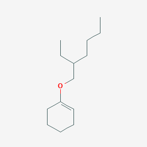 molecular formula C14H26O B14432546 1-[(2-Ethylhexyl)oxy]cyclohex-1-ene CAS No. 80336-16-9