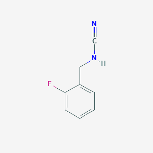 molecular formula C8H7FN2 B1443256 (2-氟苄基)氰胺 CAS No. 1249090-98-9
