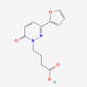 4-[3-(Furan-2-yl)-6-oxopyridazin-1-yl]butanoic acid